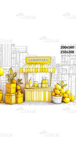 Tło fotograficzne Przedszkole lemoniada 3442